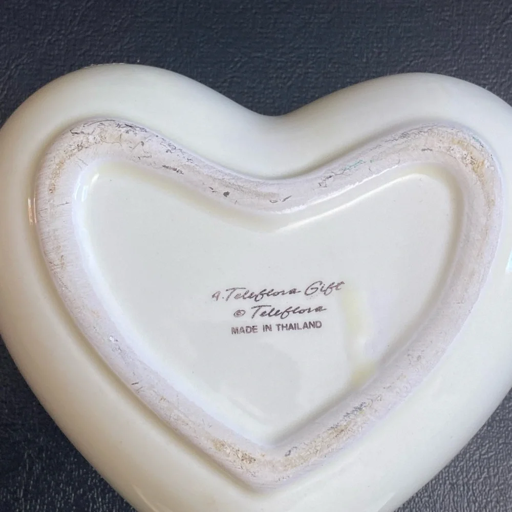 Vintage Teleflora Trinket jewelry Box